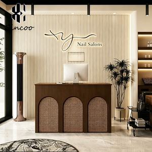 Sillón de Pedicura Eléctrico Ajustable Marrón con Función de Pulverización, Cuero/Cuero Sintético, Drenaje Automático para Salón de Uñas y Spa - Product Image 4