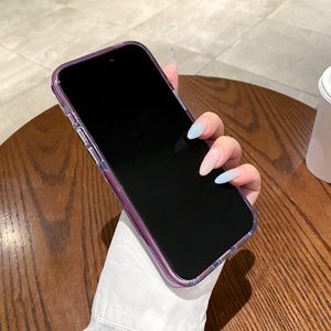Luxury Magnetic Transparent Phone Case for <b>iPhone</b> 18 17 Pro Max With 360° Metal Ring <b>Stand</b> Wireless Charging Shockproof Cover - Product Image 5