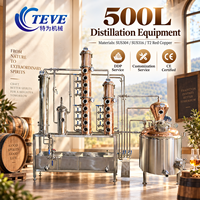 Towin 500L – Équipement de Distillation Électrique en Acier Inoxydable avec Chaudière à Double Colonne de Cuivre et Plaque à Bulles, Qualité Supérieure, Vente Directe Usine
