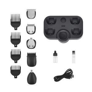 Cortadora de Pelo Multifuncional 5 en 1, Recortadora de Barba para Hombre, Afeitadora Eléctrica Inalámbrica, Cuchillas de Acero Inoxidable, Pantalla LED, Uso Doméstico - Product Image 3