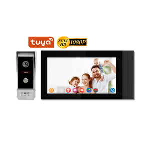Tuya giá rẻ AHD 1080p tuya Wifi Video hệ thống cửa Intercom với 7-inch hiển thị từ xa mở khóa - Product Image 1