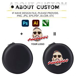 2026 New Portable Round EVA Bag Cases Personalized Custom Case Shockproof Data Cable <b>Storage</b> <b>Box</b> Zipper with Logo - Product Image 2