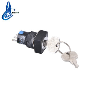 Interruptor selector de llave eléctrica, pulsador de retorno de resorte, XDL16-11YF - Product Image 6