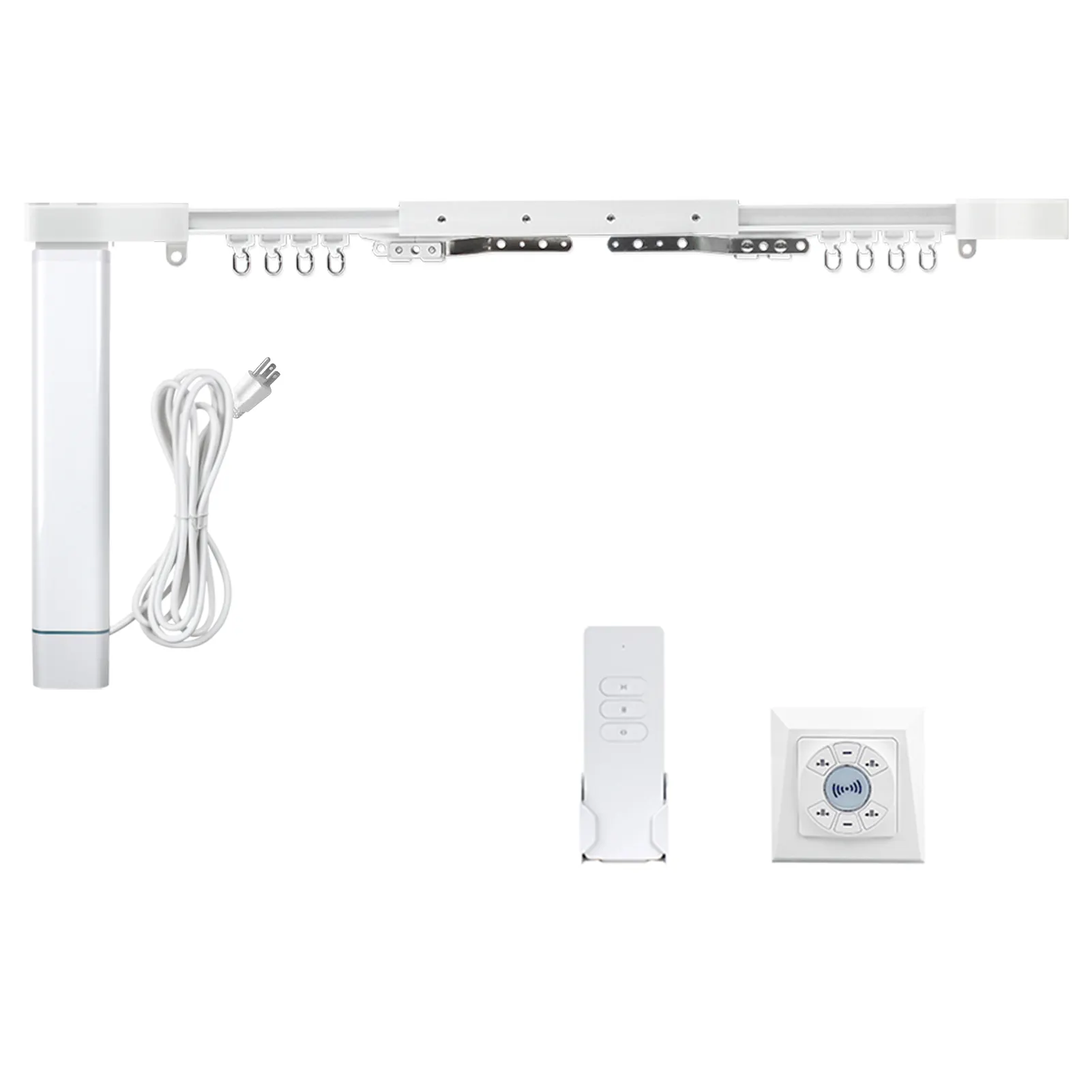 Alexa Google WiFi Vorhang Elektrischer Vorhang Smart Remote Track Elektrische Schiebe vorhänge Tuya WiFi Control Home Vorhangs ystem