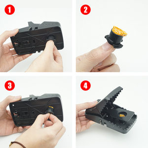 Trampa para Ratones de Plástico Reutilizable para el Control Profesional de Plagas, Trampa para Ratones Familiar - Product Image 4