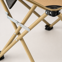 Table de camping pliable portable en gros pour barbecue en plein air, plage, randonnée, bureau pliable en tissu Oxford avec sac de rangement