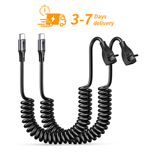 Ready to Ship CE Certified SUNGUY 60W USB C Fast Charging Cable Retractable Data Cable for Mobile Phone Laptop Car - Product Image 1