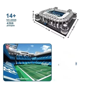 Mould King 22026 Modelo de Campo de Fútbol Bernabéu, Kit de Construcción DIY - Product Image 2