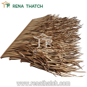Tuiles de toit en chaume synthétique en plastique Alang Alang bon marché, matériaux de toiture en chaume artificiel - Product Image 6