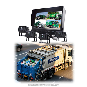 7 inch bốn kênh BSD DVR thời gian thực ghi âm IPS màn hình phía trước phía sau camera phía sau Chất lượng cao DVR hệ thống - Product Image 1