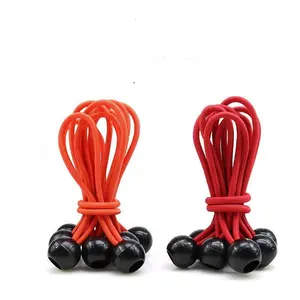 Latex silk ball head elastic rope for outdoor fixed tents Plastic ball elastic rope for trampoline binding Elastic ball rope