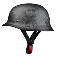 Nouvelle Arrivée Casque Moto Rétro en Fibre de Carbone avec Doublure Confortable, Demi-Casques de Protection, Vente en Gros Personnalisée