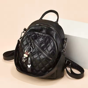 Mochila de Viaje de Doble Uso, Gran Capacidad, Impermeable, para Mujer, con Cierre de PU, Correa de Hombro Arqueada, para la Escuela, para Mamá, Suave - Product Image 3