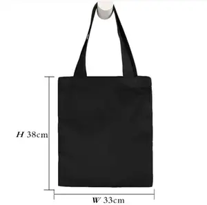 Hot Sale 100% Cotton Shopping Tote Canvas Bag With Custom Logo Printed