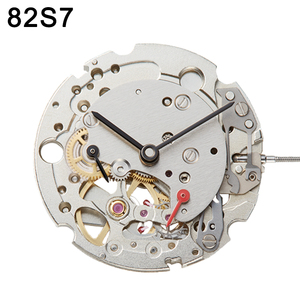 Movimiento mecánico automático original Miyota 82S7 con <span class=keywords><strong>segunda</strong></span> pequeña, indicador de 24 horas, ventana de visualización del mecanismo y cuerda manual. - Product Image 1