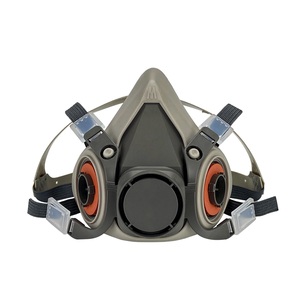 Maschera Antigas Industriale 6200 Best Seller, Respiratore Riutilizzabile Antipolvere con Cartuccia Filtrante per Sicurezza Respiratoria