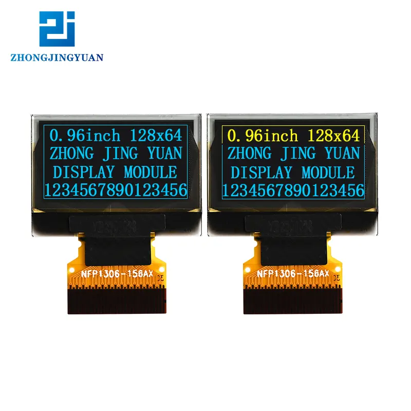 0.96 इंच OLED प्रदर्शन मॉड्यूल 128x64 चालक आईसी SSD1306 है एसपीआई/आईआईसी/समानांतर इंटरफ़ेस मोनोक्रोम oled प्रदर्शन