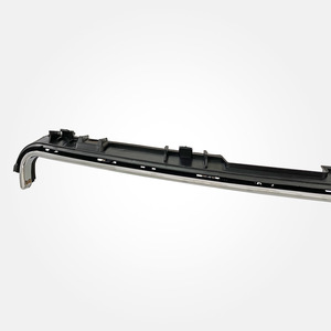 Front Bumper Trim For Mercedes-Benz E-Class 2014-2017 A2078800082 Silver Black Plastic - Product Image 1