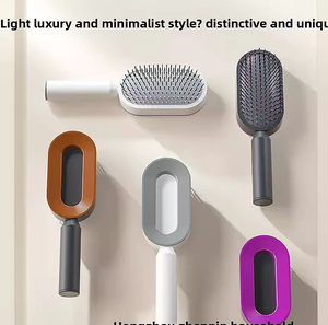 หวีลมสำหรับผู้หญิง พร้อมถุงลมและด้ามจับยาว ทำจากพลาสติก ใช้ในบ้าน สำหรับนวดศีรษะและจัดแต่งทรงผม - Product Image 5