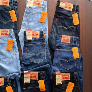 Jeans de Invierno para Hombre, Tallas Grandes, Corte Recto, Cintura Media, Lavado Medio, Mezclilla Transpirable de Algodón, Estilo Coreano, Venta al Por Mayor - Product Image 4