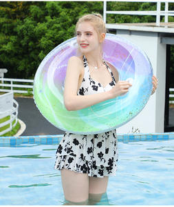 समुद्र तट और पूल उपयोग के लिए बच्चों और वयस्कों के लिए गर्म बिक्री पोर्टेबल <span class=keywords><strong>pvc</strong></span> inflatable फ्लोटिंग स्विमिंग रिंग सुरक्षा सुविधा - Product Image 5