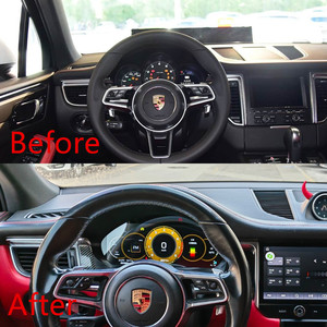 <span class=keywords><strong>Lecteur</strong></span> <span class=keywords><strong>DVD</strong></span> de voiture 12,3'' Radio Android Écran tactile Navigation GPS Carplay & Affichage numérique LCD 10,25'' pour Porsche Macan 2014-2017 - Product Image 4