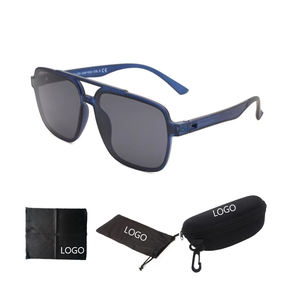 Lunettes de soleil unisexes punk européennes et américaines, verres et monture en PC UV400, couleurs personnalisées, tendance 2024 - Product Image 1