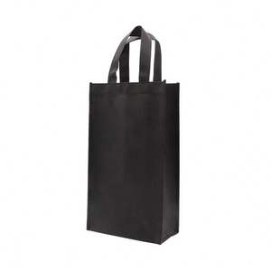 Sac cadeau en non-tissé imperméable rouge vin personnalisé, vente en gros, avec matériau durable - Product Image 4