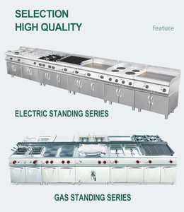Bain Marie Cuisinière avec armoire Bain Marie Chauffe-plats Piscine à soupe en acier inoxydable isolée au gaz avec base en armoire - Product Image 2