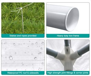 Lều Tiệc Ngoài Trời 10x30FT 3X9M Cho Sự Kiện Đám Cưới Canopy Marquee <span class=keywords><strong>Tent</strong></span> Với Sidewalls Có Thể Tháo Rời - Product Image 6