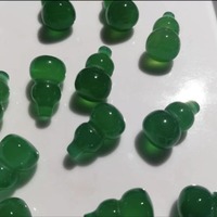 Perles en pierre de jade naturel en forme de gourde 10x16mm, perles en vrac pour la fabrication de bijoux
