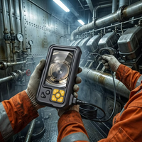 Handheld draagbare autodetector onderwater pijpleidingcamera kijkgat industriële putinspectie endoscoopcamera met scherm