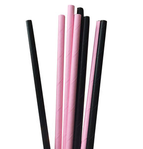 หลอดกระดาษสีแบบใช้แล้วทิ้งสำหรับดื่มในปริมาณมากบรรจุโลโก้ได้ตามต้องการเป็นมิตรกับสิ่งแวดล้อม - Product Image 1