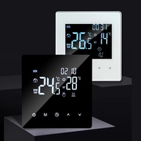 Termostato Inteligente WiFi para Calefacción por Suelo Radiante, Control por Voz con Alexa y Google Home, Programable, Pantalla LCD Digital, Controlador de Calefacción de Fábrica
