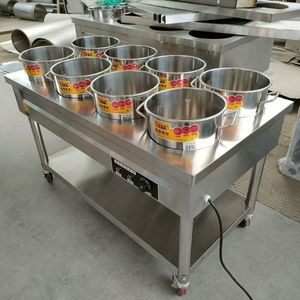 Stainless Steel Insulated Porridge Cart 200L Electric Heating Temperature Control For Restaurants Street Stalls - Product Image 1
