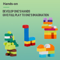 1000 Piezas de Bloques de Construcción, Juguetes Educativos para Niños, Juego de Construcción DIY, Juego de Ladrillos de Ciudad de 1000 Piezas, Compatible con las Principales Marcas