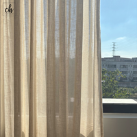 Tissu pour rideaux au mètre 6004-38, 190 GSM, en stock et MOQ 1M