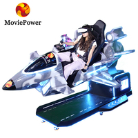 Simulador de Vuelo VR Comercial para Interiores, Juego de Montaña Rusa para Parque Temático, Atracciones de Tiro y Vuelo, Juego de Tiro VR 9D para Arcade