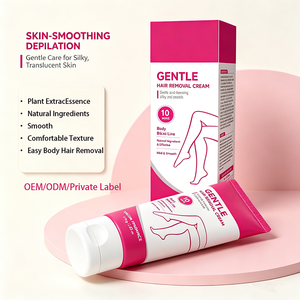 Crème <span class=keywords><strong>d</strong></span>épilatoire douce à marque privée pour aisselles, jambes et zone du maillot, à base <span class=keywords><strong>d</strong></span>'herbes naturelles et <span class=keywords><strong>d</strong></span>'aloe vera, pour une épilation lisse - Product Image 3