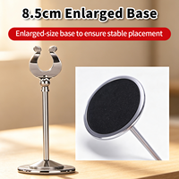 Porte-étiquettes rétractable en acier inoxydable, style américain, pour mariage, banquet, support de carte de table
