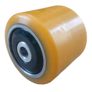 Roller Poliamida Polyurethane Tanpa Bantalan/Nylon/Poly 80X70 (47X14) untuk Truk Pallet