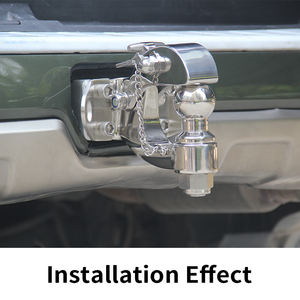 Attelage en acier HAVAL H9 avec boule d'attelage, crochet de remorquage pour pare-chocs arrière, distance entre les trous d'origine, accessoires de <span class=keywords><strong>camping</strong></span>-<span class=keywords><strong>car</strong></span> - Product Image 2