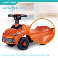 Porteur Électrique Multifonctionnel pour Bébé : Trotteur, Chariot d'Apprentissage, Poussette et Voiture à Conduire - Conforme EN71