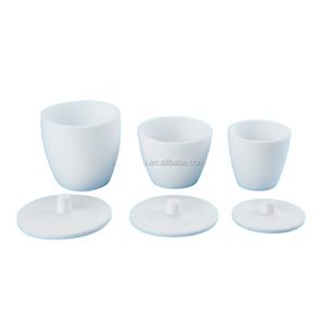 Creuset en PTFE HAIJU LAB avec couvercle, résistant aux acides et aux alcalis, capacité de 30 à 250 ml pour les expériences de <span class=keywords><strong>chimie</strong></span> - Product Image 1