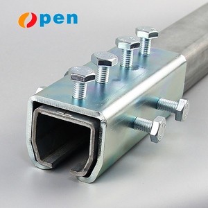 Moderne gegalvaniseerde stalen profielbeugel 3,7 mm dikte Duurzame schroefmontage 40/50 mm breed 35/45 mm hoogte Profielrail voor - Product Image 2