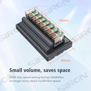 SiRON ، وحدة ترحيل مجموعة واحدة 8 قنوات 24 فولت مع مرحل كهرومغناطيسي - Product Image 5