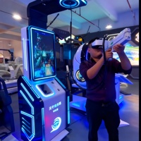 Aire de jeux intérieure 2025 Nouveau type Centre commercial Maison de jeux Jeu de tir au pistolet VR Machine d'arcade de réalité virtuelle en acier et plastique