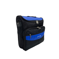 Sac à fermeture éclair en nylon PS4 avec grande capacité, design simple et durable, poignée, bandoulière, rangement pour console et accessoires de jeu