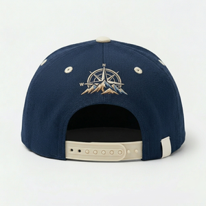 High Quality Canvas <b>Flat</b> Bill Custom Embroidery Logo 6 Panel Unisex Adjustable Hip-hop Outdoor Party Snapback <b>Hat</b> - Product Image 3