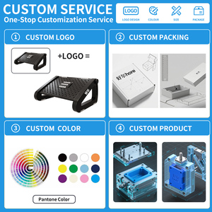 Verstelbare duurzame kunststof voetsteun met massageknopen Roller MultiColor bureaustoel voetsteun Ergonomisch gekanteld ontwerp - Product Image 4